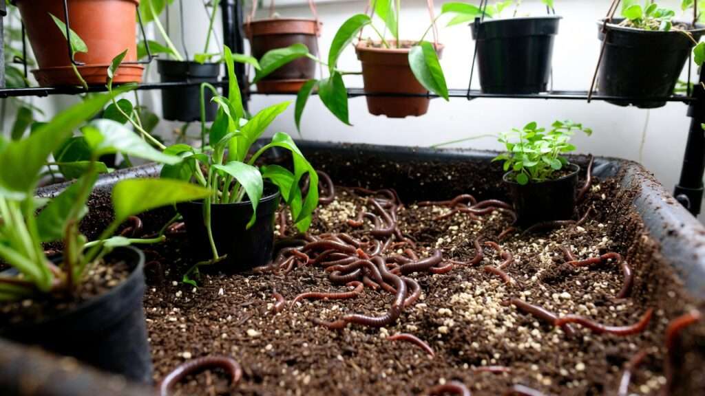 avoiding worm bin smells