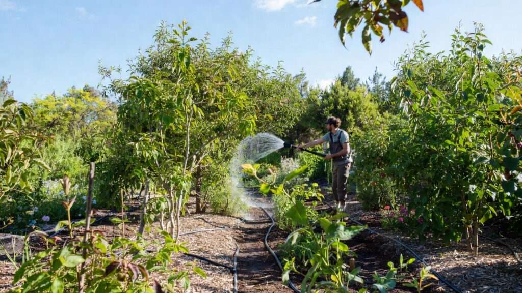 best watering methods during drought