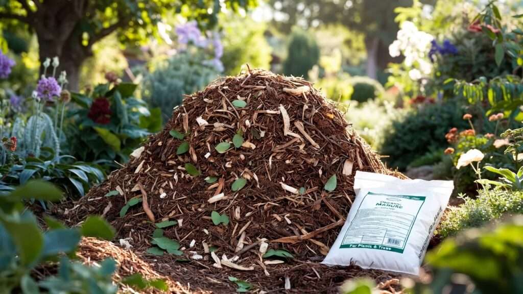 difference between compost and manure