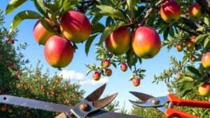 enhancing fruit size through pruning