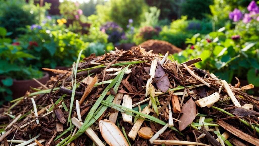 green vs. brown materials in compost