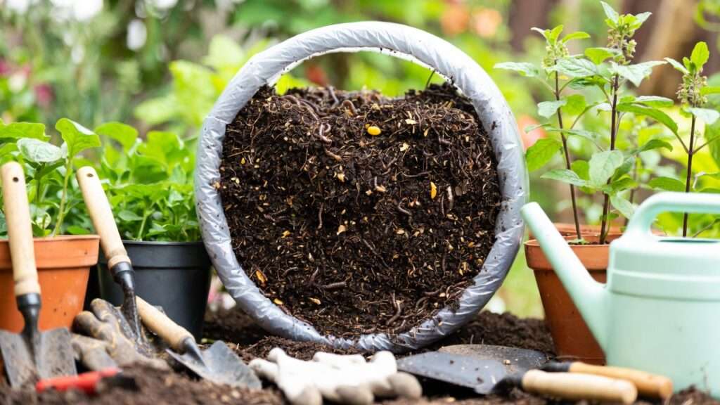 harvesting worm castings tips