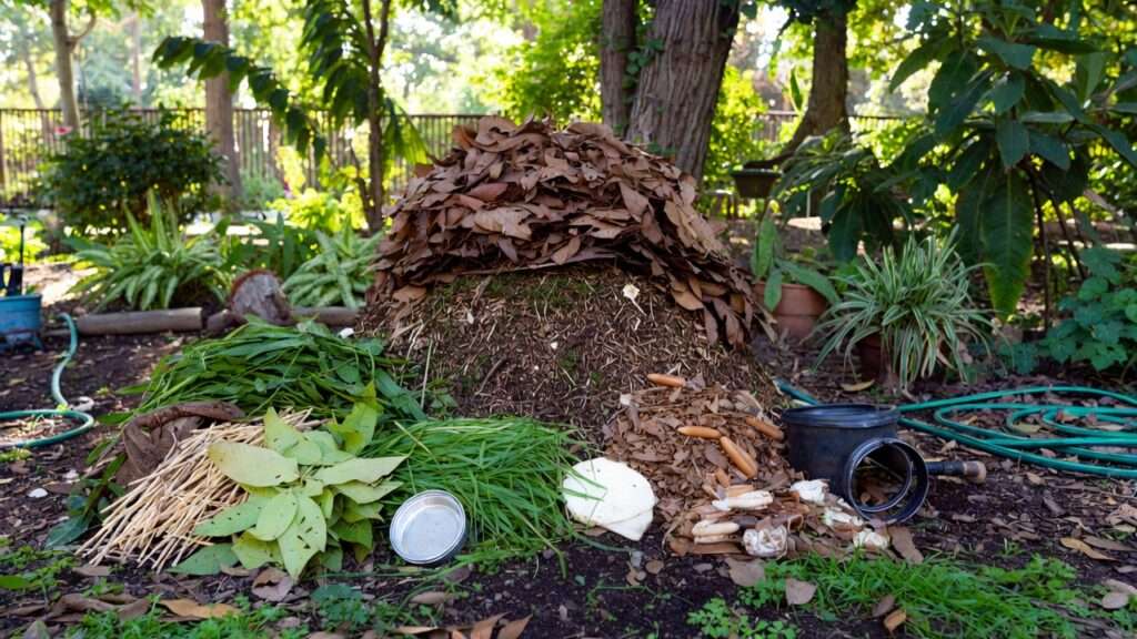 how to start a compost pile at home