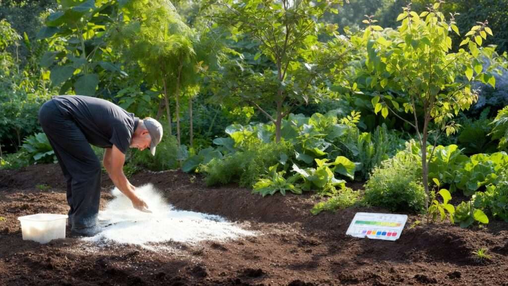 lime application for acidic soils