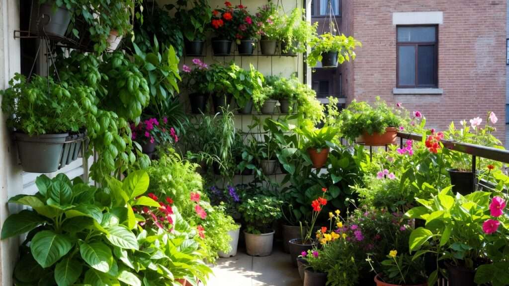 maximizing small balcony gardens