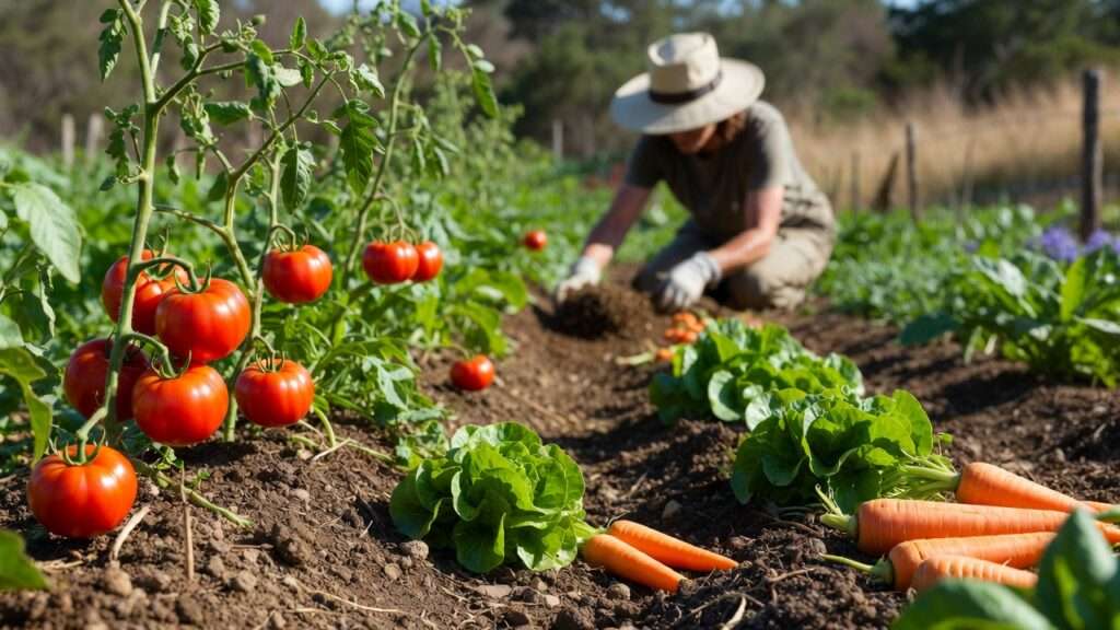 organic fertilizer schedule for vegetables