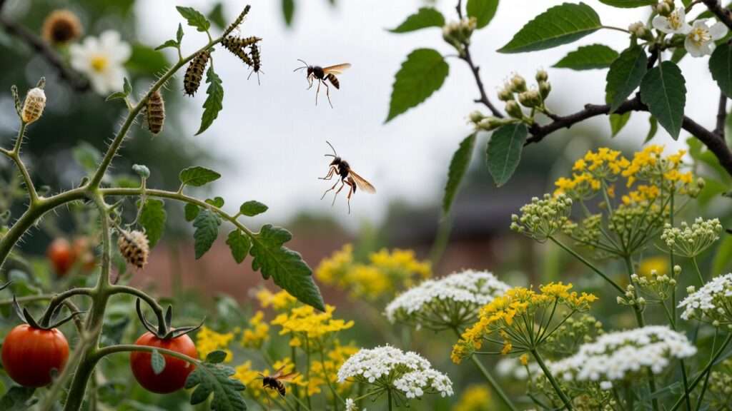 parasitic wasps for caterpillar control