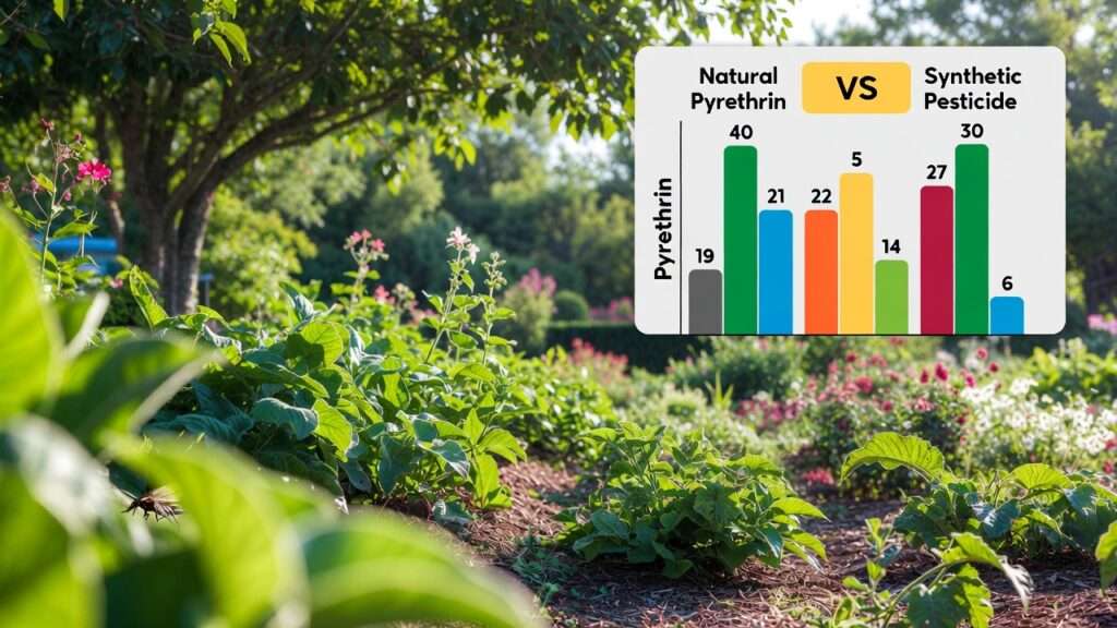 pyrethrin vs. synthetic pesticides