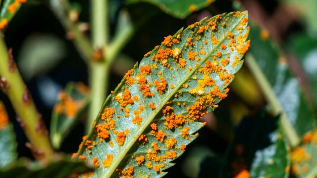 rust fungus on leaves: what to do