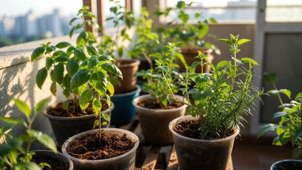 soil mix for herbs and kitchen garden