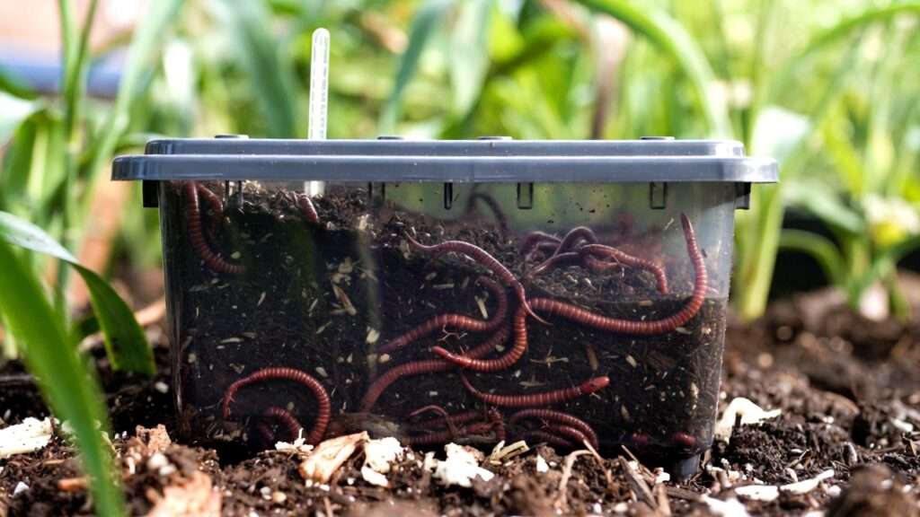 temperature requirements for worm bins