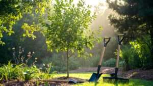 transitioning indoor-grown trees outdoors