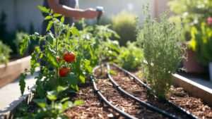 DIY drip lines for raised beds