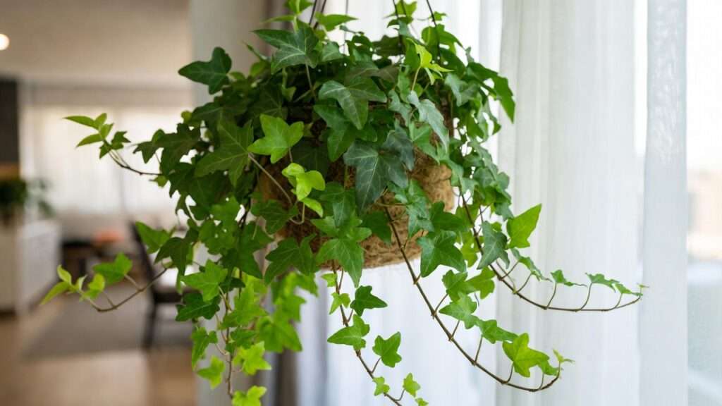 English ivy for household pollutants