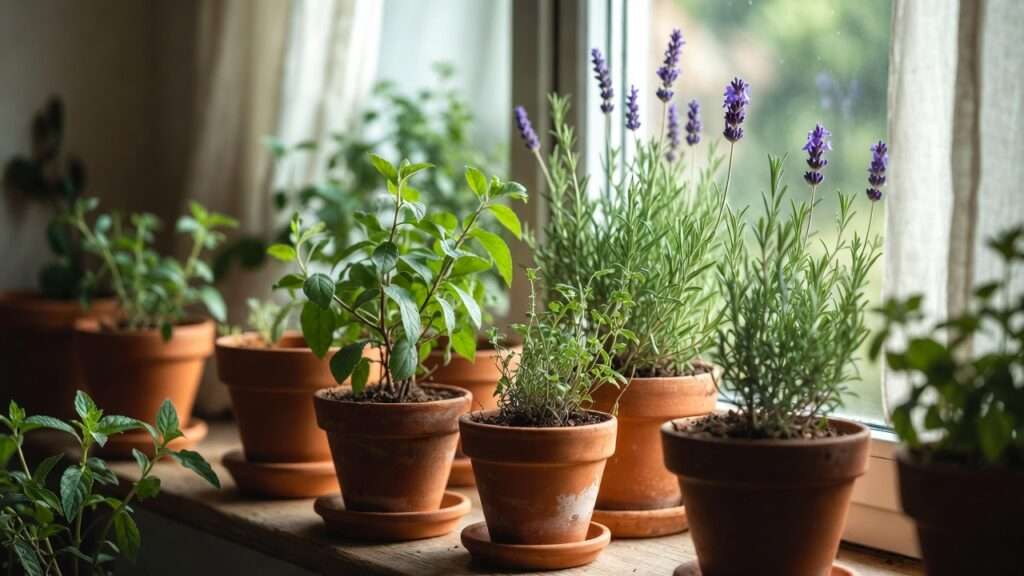 aromatherapy herbs you can grow indoors