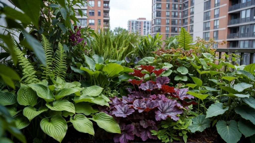 best shade-tolerant plants for city gardens