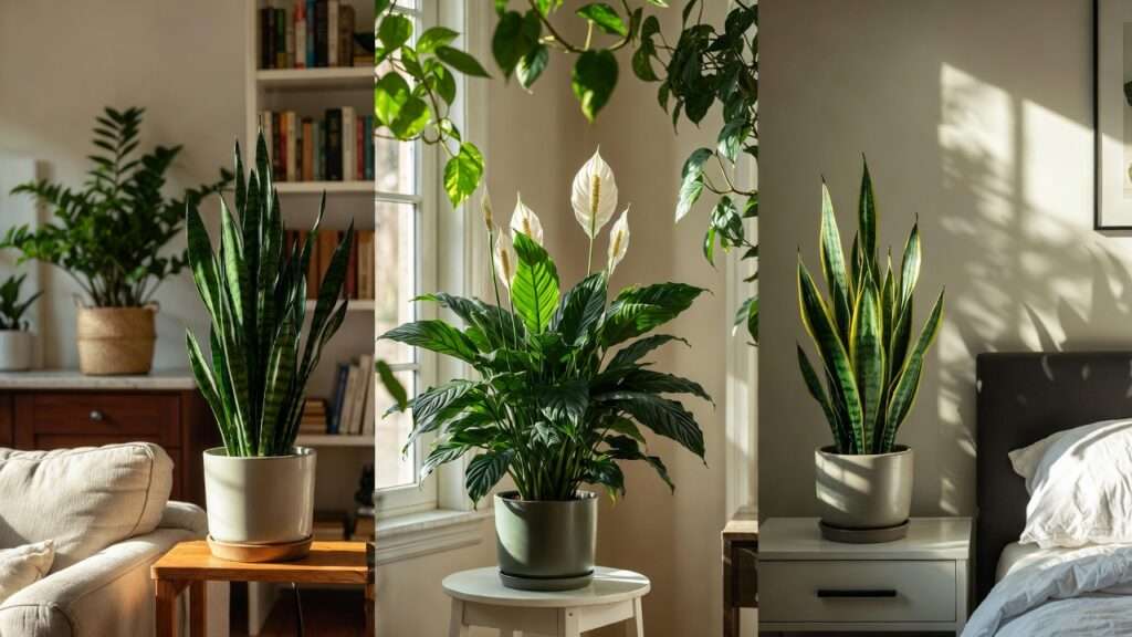 best spots in your home for air-purifying plants