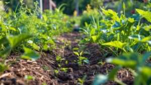 building healthy soil in sustainable gardens