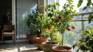 container-friendly dwarf fruit trees