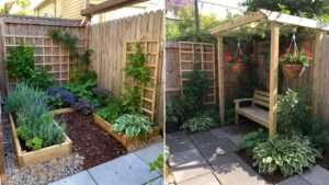 corner garden layouts for small yards