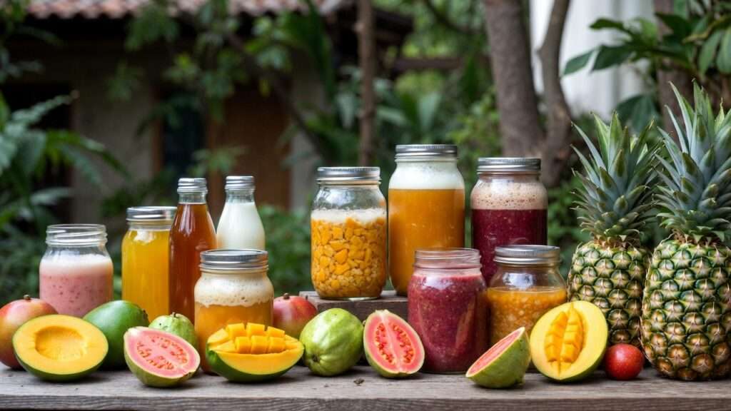 fermenting or brewing with homegrown fruit
