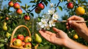 hand pollination for fruit trees