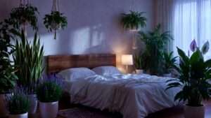 improving sleep quality with bedroom plants