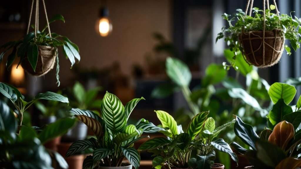 low-light air-purifying plant species