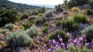 mediterranean shrubs for low-water gardens