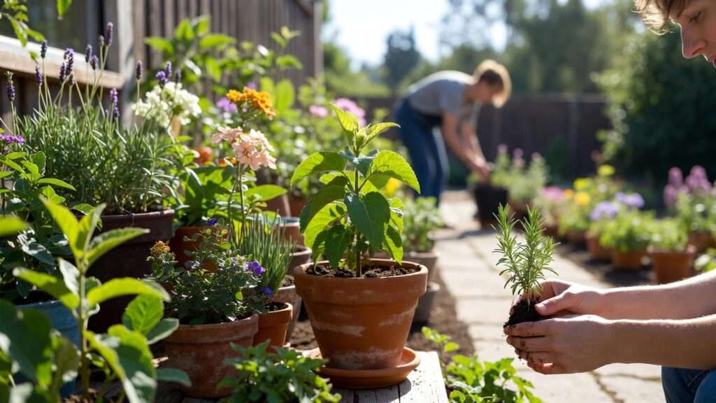 mindful gardening techniques at home