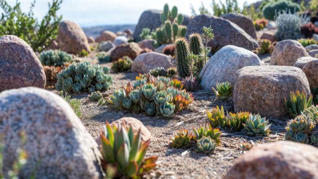 rock garden techniques for xeric design