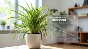 spider plant air purification research
