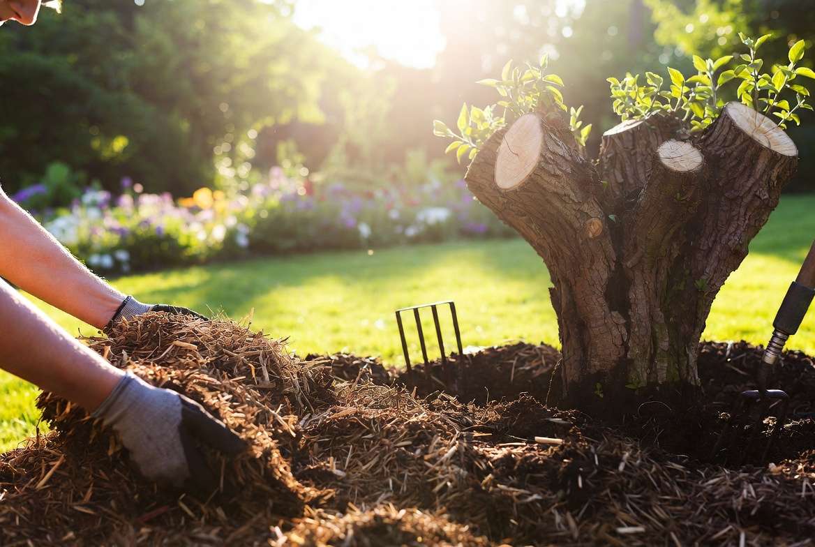 pro care tips for regrowth time frame after pollarding mulching new shoots