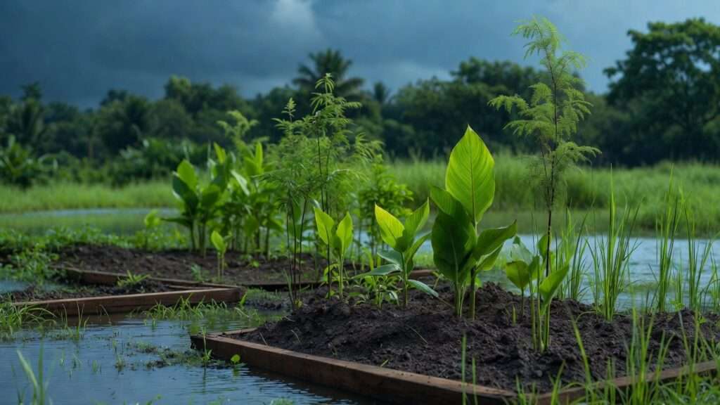 best practices for gardening in flood-prone zones