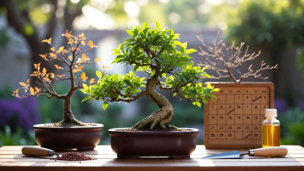 bonsai fertilizing schedule