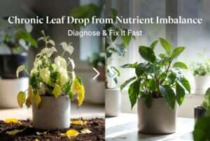 chronic leaf drop from nutrient imbalance