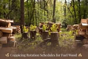 coppicing rotation schedules for fuel wood
