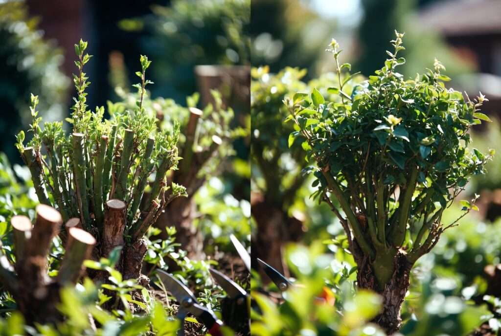 coppicing shrubs for dense growth