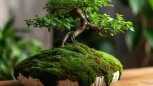 cultivating moss for bonsai aesthetics
