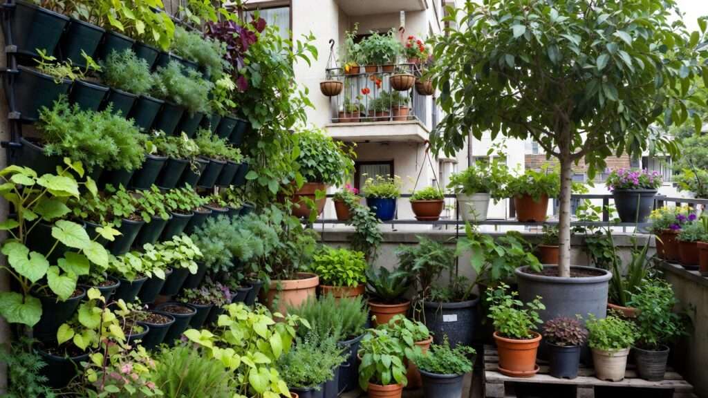 efficient use of space for year-round gardening