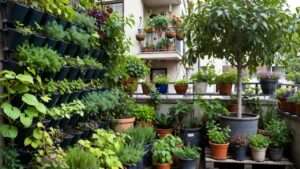 efficient use of space for year-round gardening