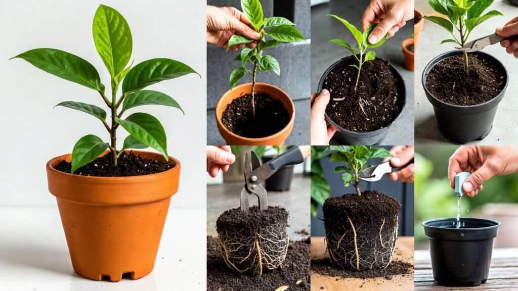 fixing soggy soil in potted plants