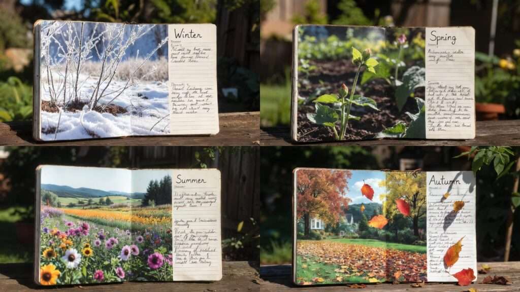 garden journaling across all seasons