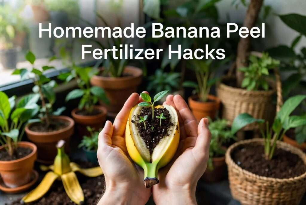 homemade banana peel fertilizer hacks