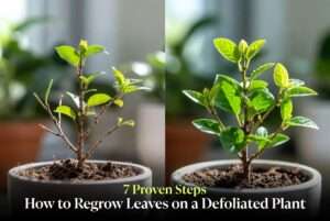 how to regrow leaves on a defoliated plant