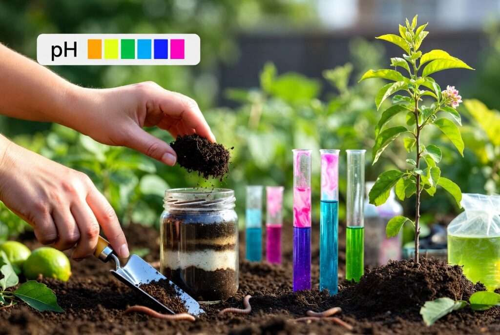 how to test soil nutrients at home