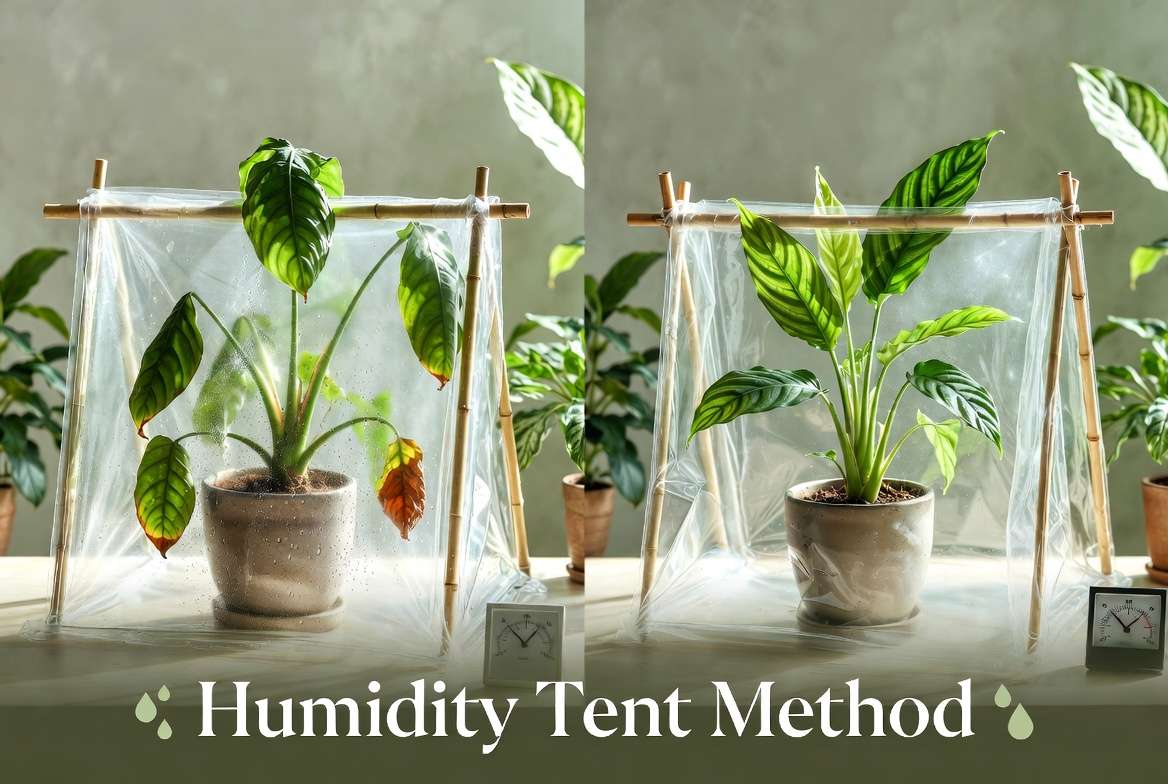 Humidity Tent Roses Humidity Tent Method for Stressed Plants: Save Wilting Houseplant