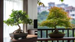 indoor vs. outdoor bonsai differences