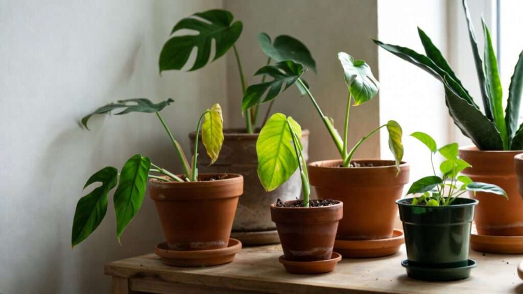 isolating sick houseplants to prevent spread