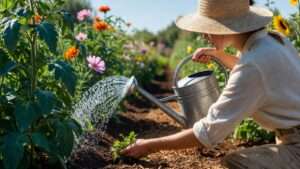 july watering and weeding tips